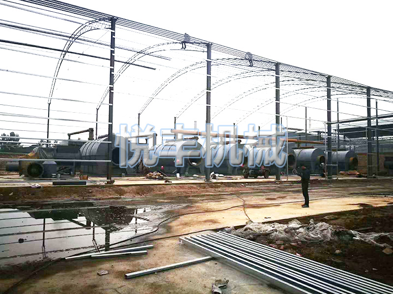 陜西客戶煉油設(shè)備安裝現(xiàn)場